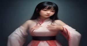 hgame 汉化版标题界面，中文菜单与精美 CG，体现汉化组的翻译质量